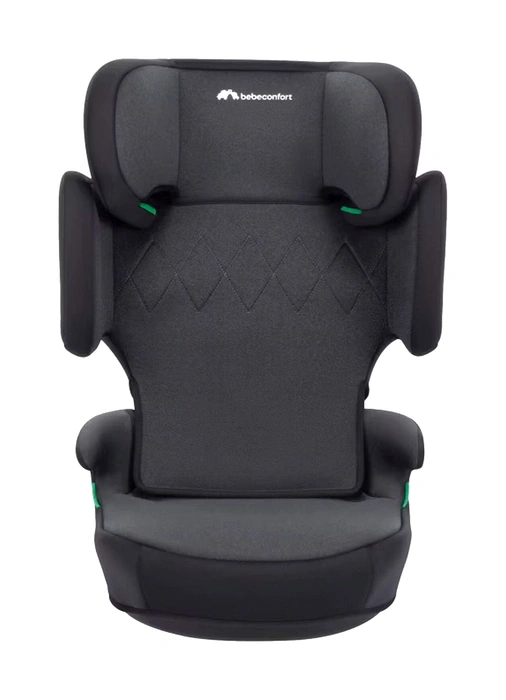 Bebeconfort Road Safe i-Size nackstöd och sidovingar sedda uppifrån