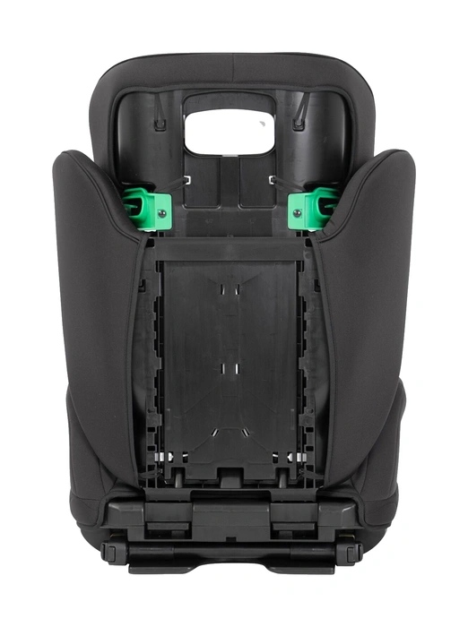 Baksidan av Graco Affix i-Size med gröna ISOFIX-kontakter