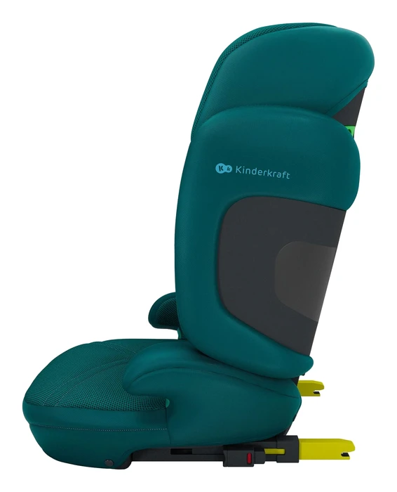 Kinderkraft XPAND 2 PRO i-Size sidoprofil med nedfällt nackstöd och synligt sidoskydd