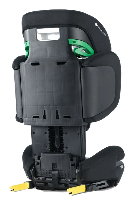 Kinderkraft Xpand 2 närbild på nackstöd, ventilationsnät och ergonomisk stoppning