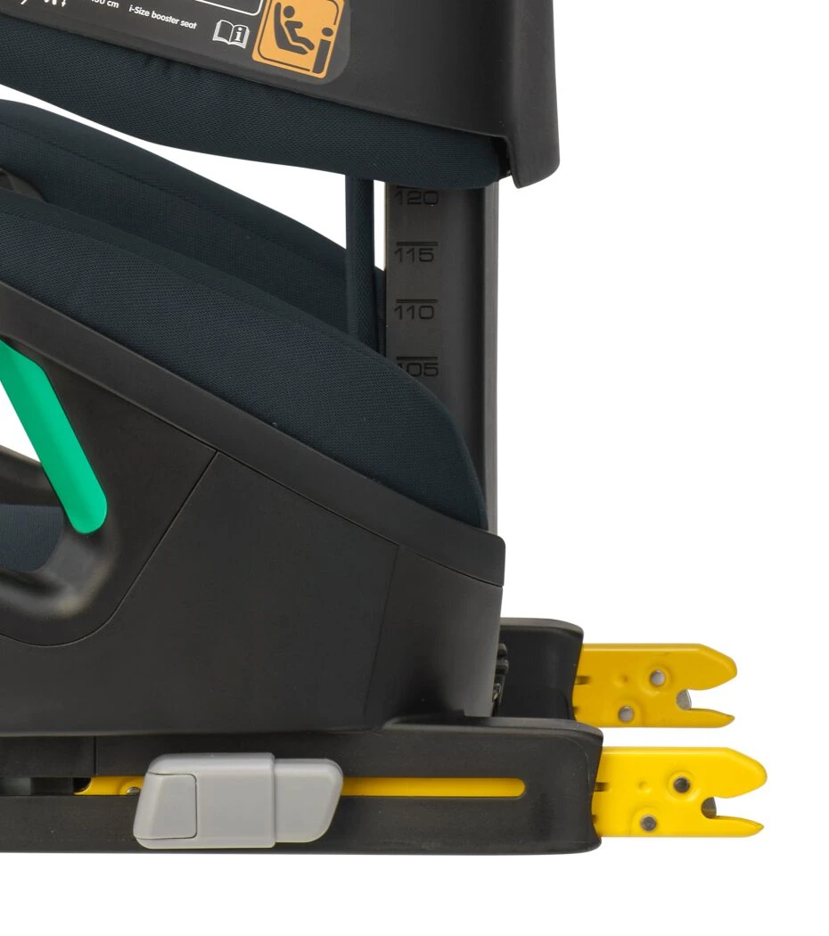 Maxi-Cosi Rodifix M sidovy som visar ISOFIX-installation med utfällda fästen